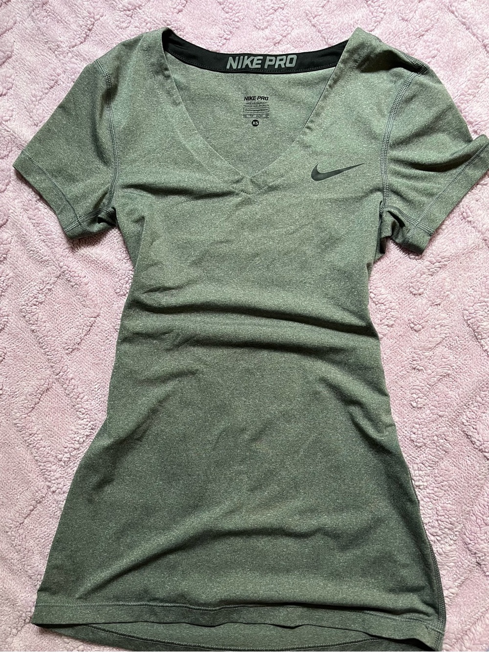 Nike Pro Women's V-Neck Short Sleeve Top